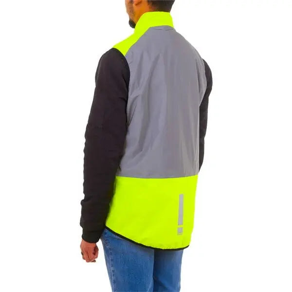 HUMP Ultra Reflect Gilet Reflective Silver / Hi-Viz Yellow - FREE UK Shipping, FREE 365 Day Returns | Moto Central