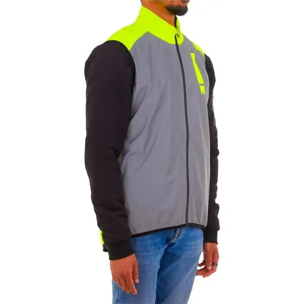 HUMP Ultra Reflect Gilet Reflective Silver / Hi-Viz Yellow - FREE UK Shipping, FREE 365 Day Returns | Moto Central