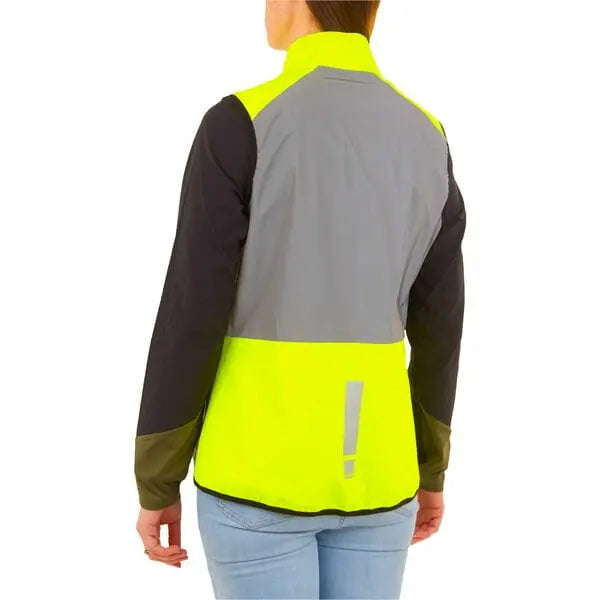 HUMP Ultra Reflect Ladies Gilet Reflective Silver / Hi-Viz Yellow - FREE UK Shipping, FREE 365 Day Returns | Moto Central