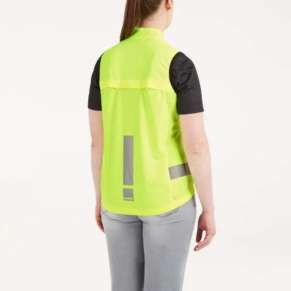 HUMP Strobe Ladies Gilet Safety Yellow - FREE UK Shipping, FREE 365 Day Returns | Moto Central