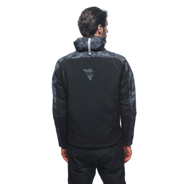 Dainese Ignite Hooded Textile Jacket Black / Camo Grey