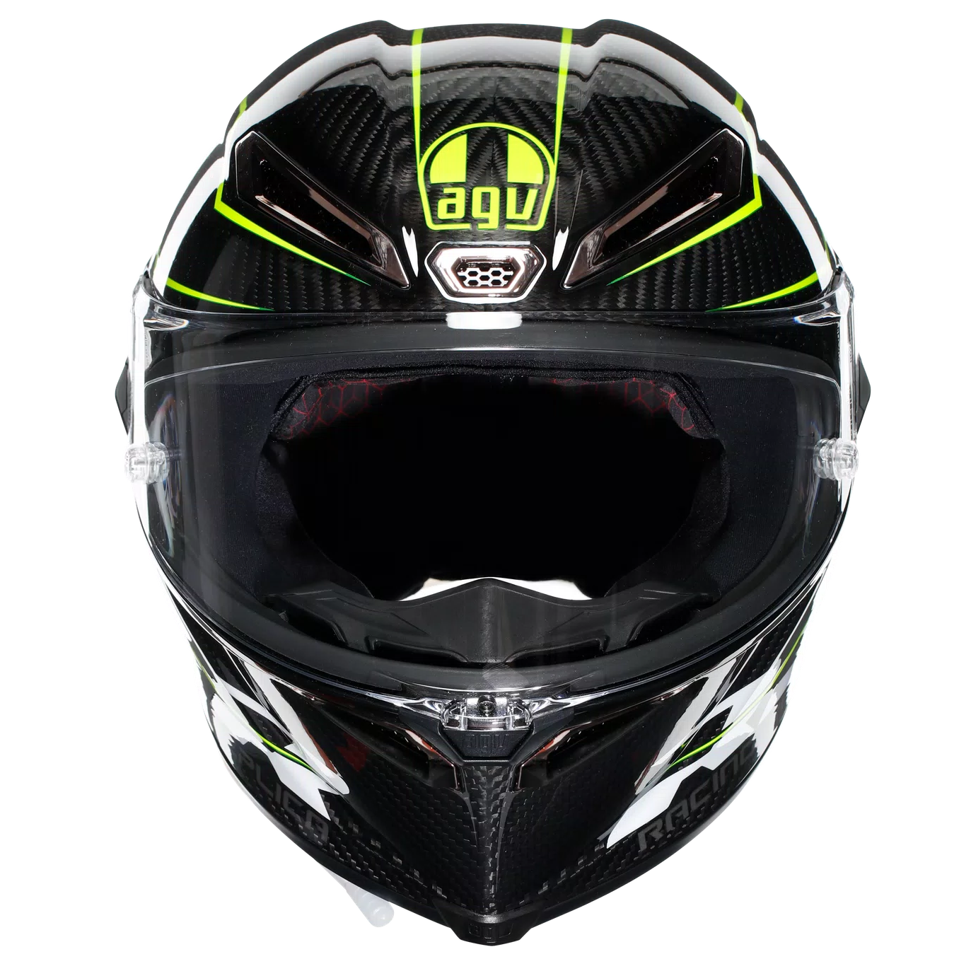 AGV Pista GP-RR ECE 22.06 Performante Carbon / Fluo Green - FREE UK Delivery, FREE 365 Day Returns | Moto Central