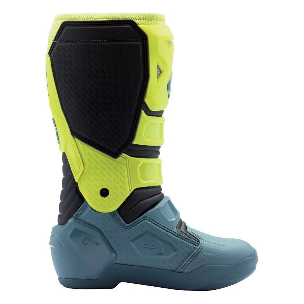 Sidi Crosscore CE Boots Petrol / Fluo Yellow