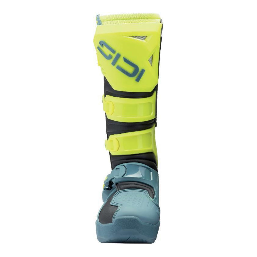 Sidi Crosscore CE Boots Petrol / Fluo Yellow