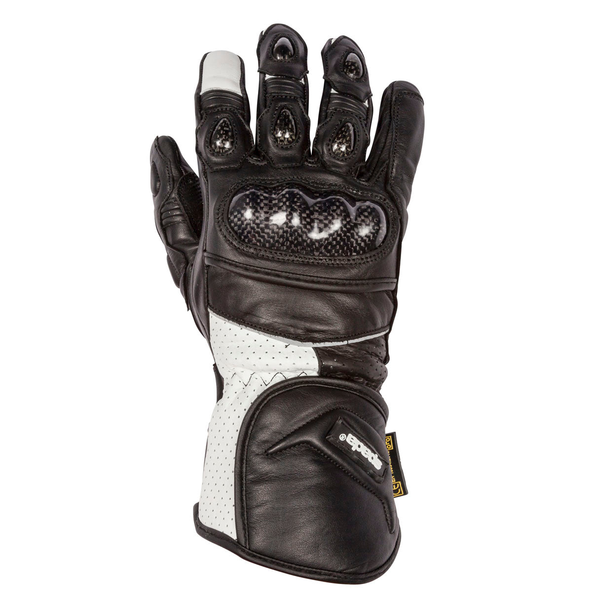 Spada Beam CE Ladies Leather Gloves Black / White FREE UK Delivery, FREE 365 Day Returns | Moto Central