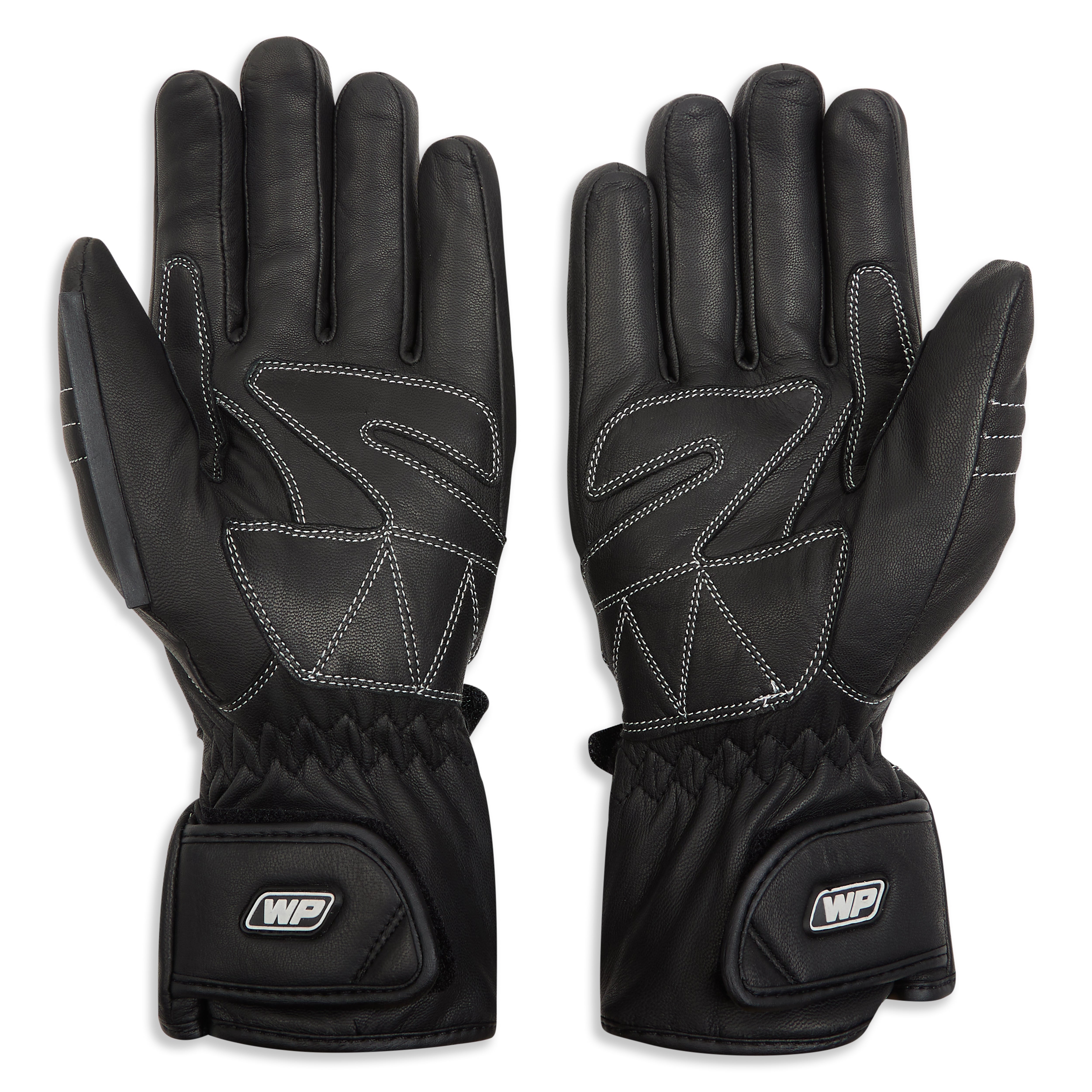 Spada Storm Waterproof CE Leather Gloves Black FREE UK Delivery, FREE 365 Day Returns | Moto Central