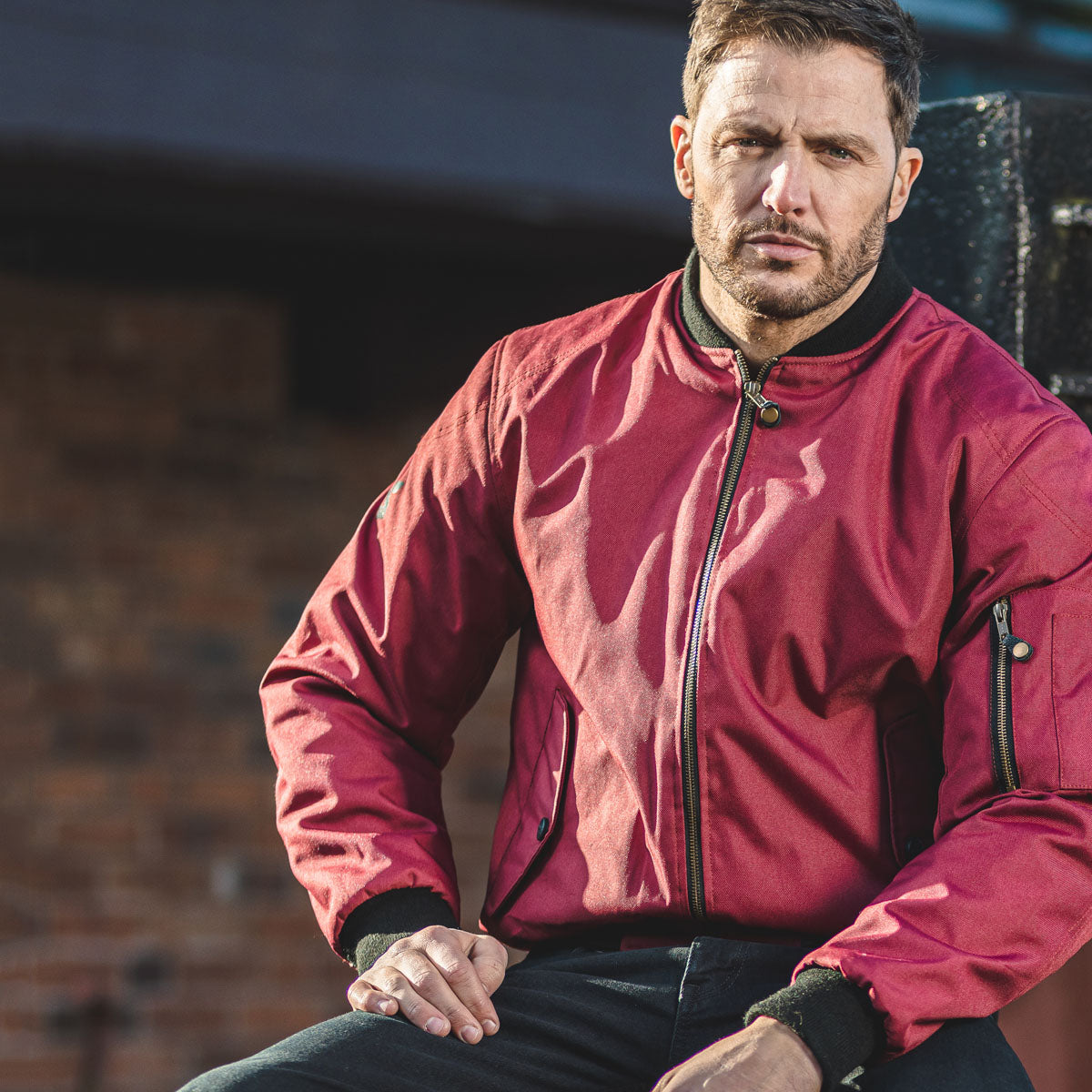 Spada Air Force 1 CE Textile Jacket Red FREE UK Delivery, FREE 365 Day Returns | Moto Central