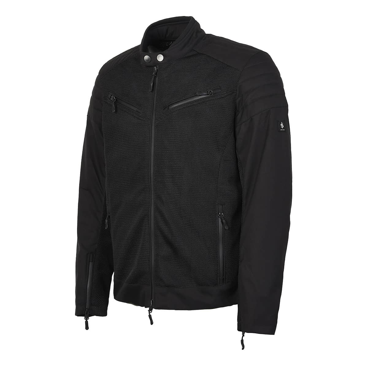 Spada Cafe Air CE Textile Jacket Black FREE UK Delivery, FREE 365 Day Returns | Moto Central