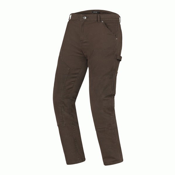 Silk Road Carpenter Textile Trouser Brown