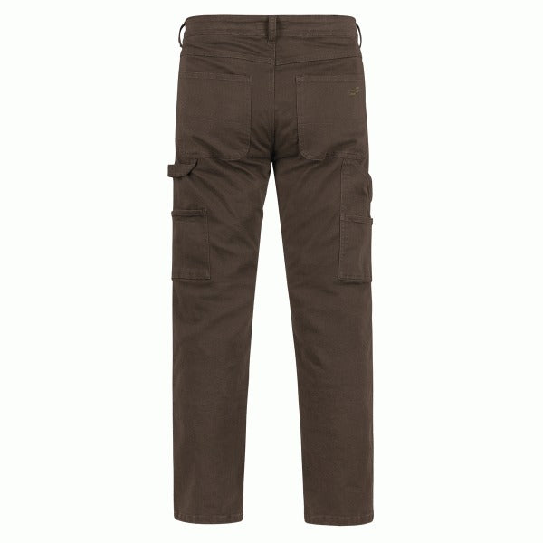 Silk Road Carpenter Textile Trouser Brown