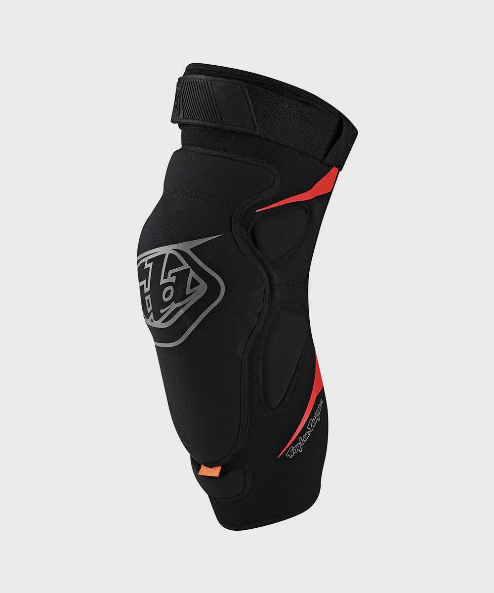 Troy Lee Designs Raid Cycle Knee Guard Solid Black - FREE UK Shipping, FREE 365 Day Returns | Moto Central
