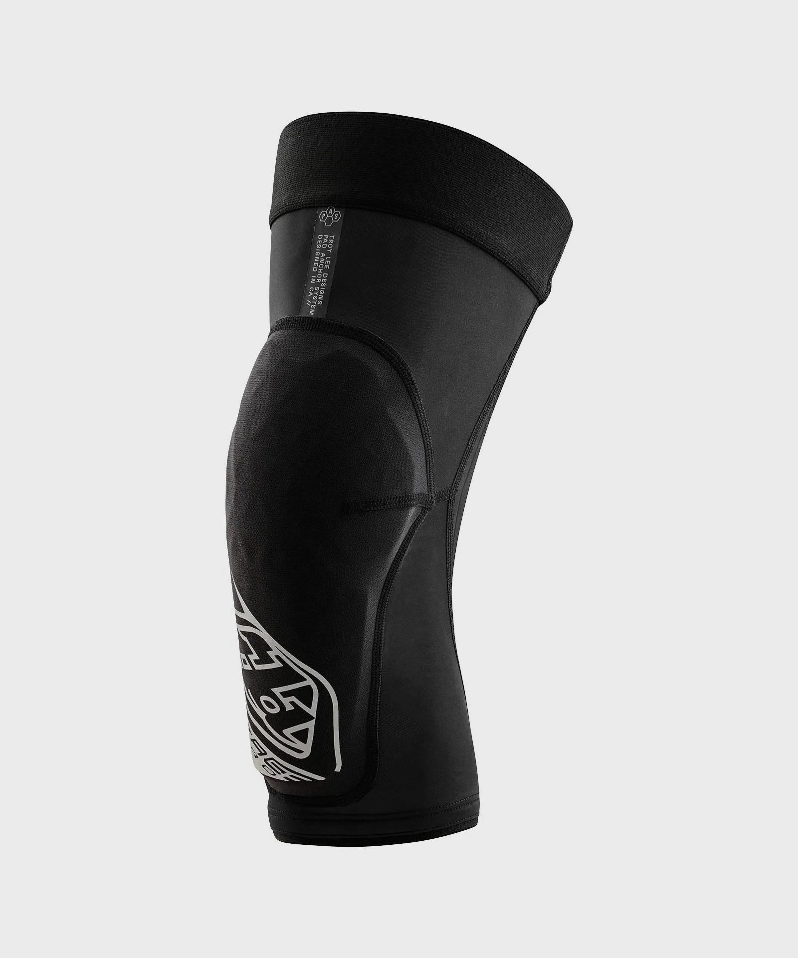Troy Lee Designs Stage Pro Cycle Knee Guard Solid Black - FREE UK Shipping, FREE 365 Day Returns | Moto Central