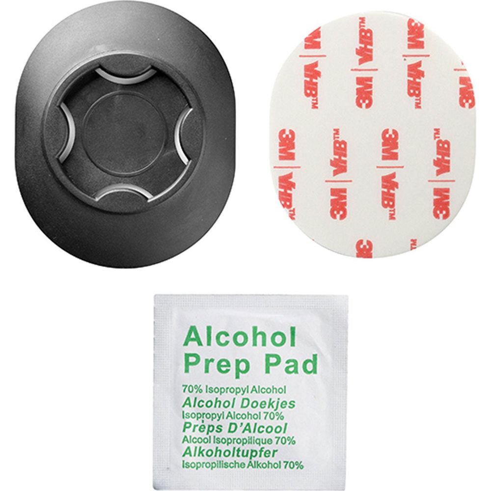 Quiklox By Interphone Adhesive Smartphone Holder Pad Black