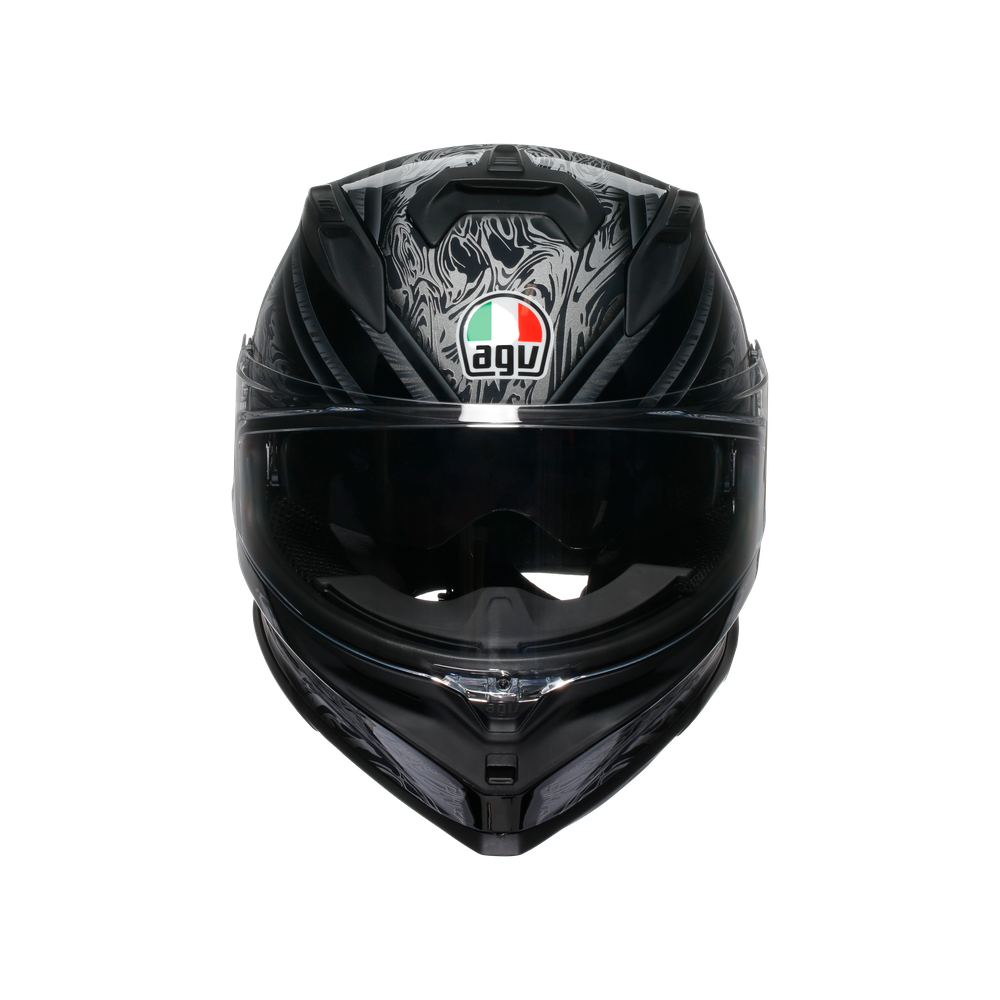 AGV K7 Damascus Black / Silver
