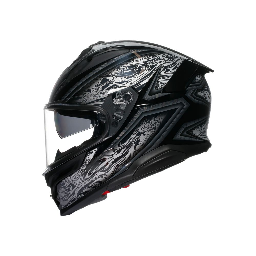 AGV K7 Damascus Black / Silver
