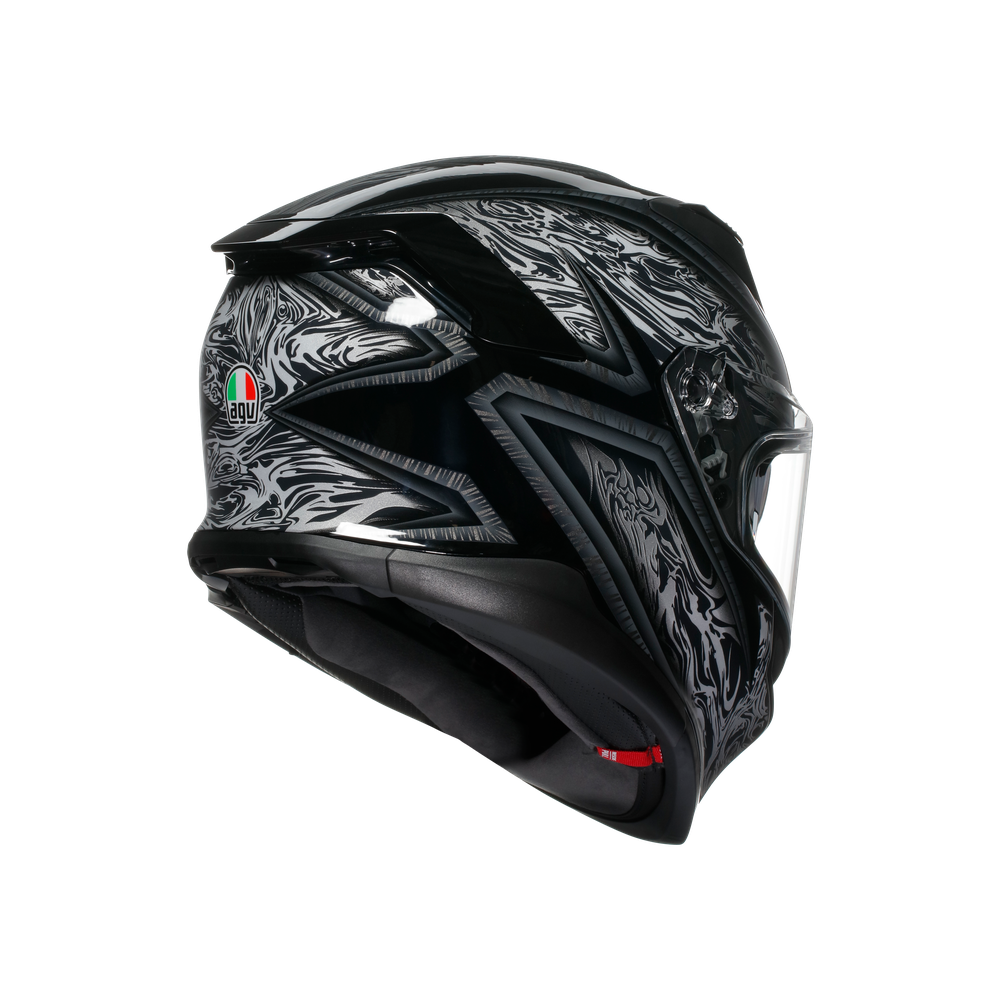 AGV K7 Damascus Black / Silver