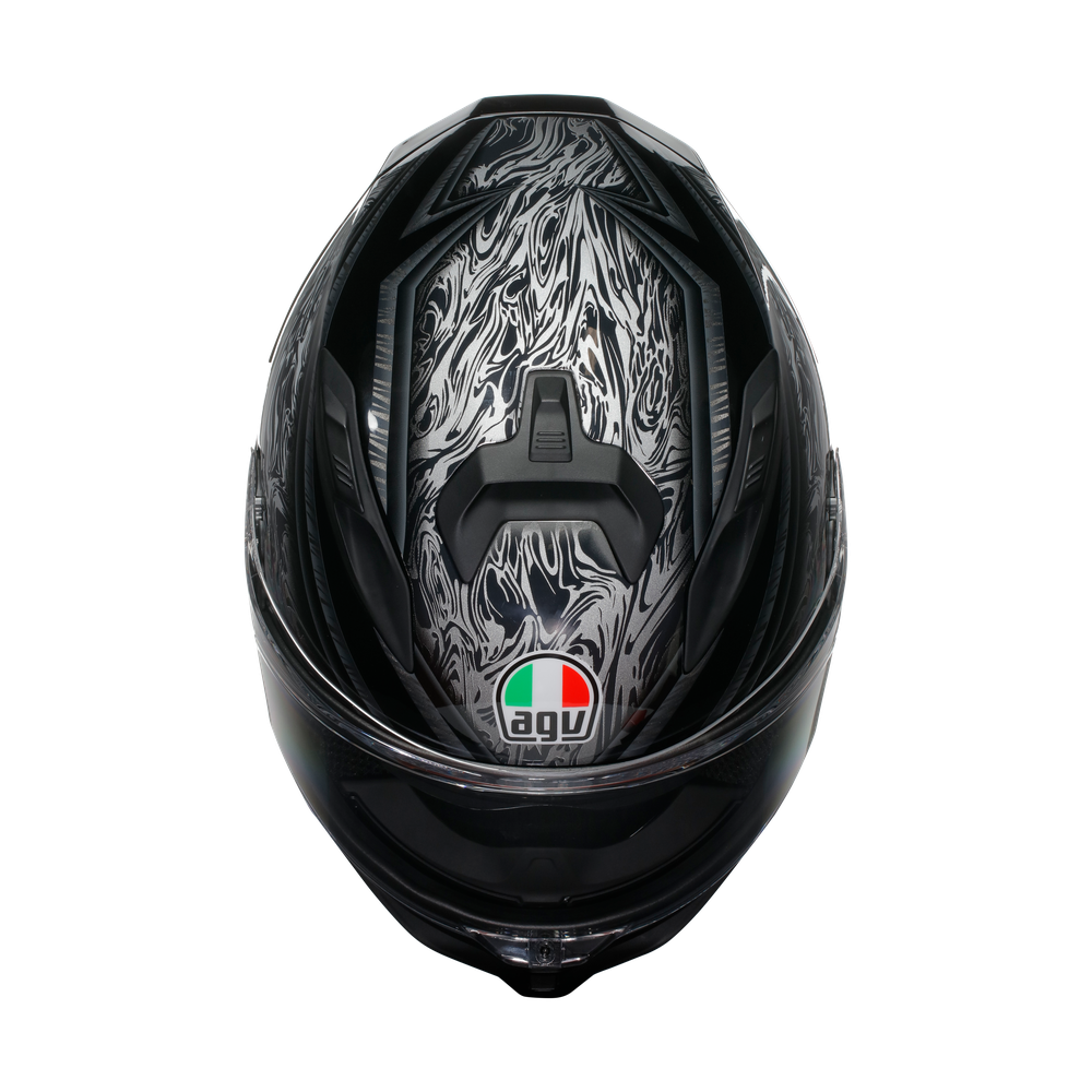 AGV K7 Damascus Black / Silver