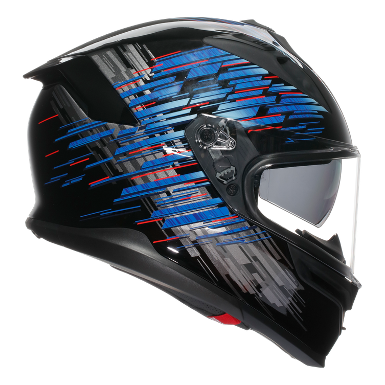 AGV K7 Genisys Matt Black / Blue / Grey Full Face Motorcycle Helmet - additional product view