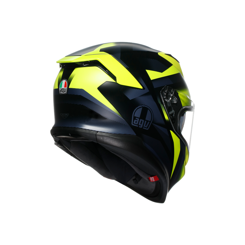 AGV K7 Glimpse Black / Fluo Yellow