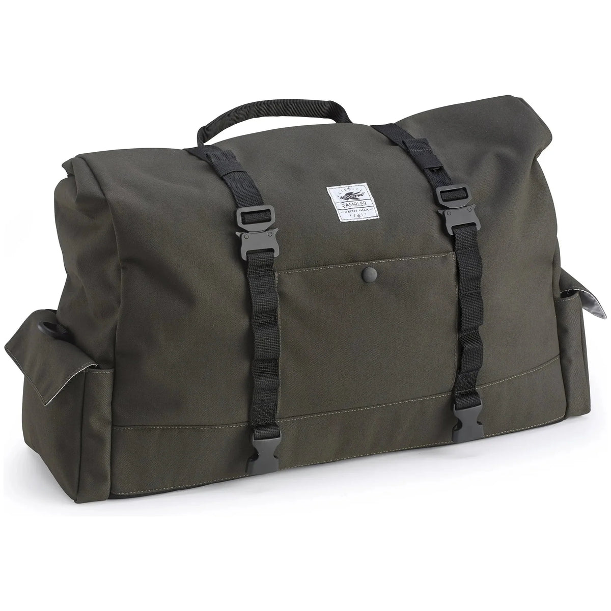 Kappa RB101R Rambler Duffel Saddle Bag, front three-quarter view on white