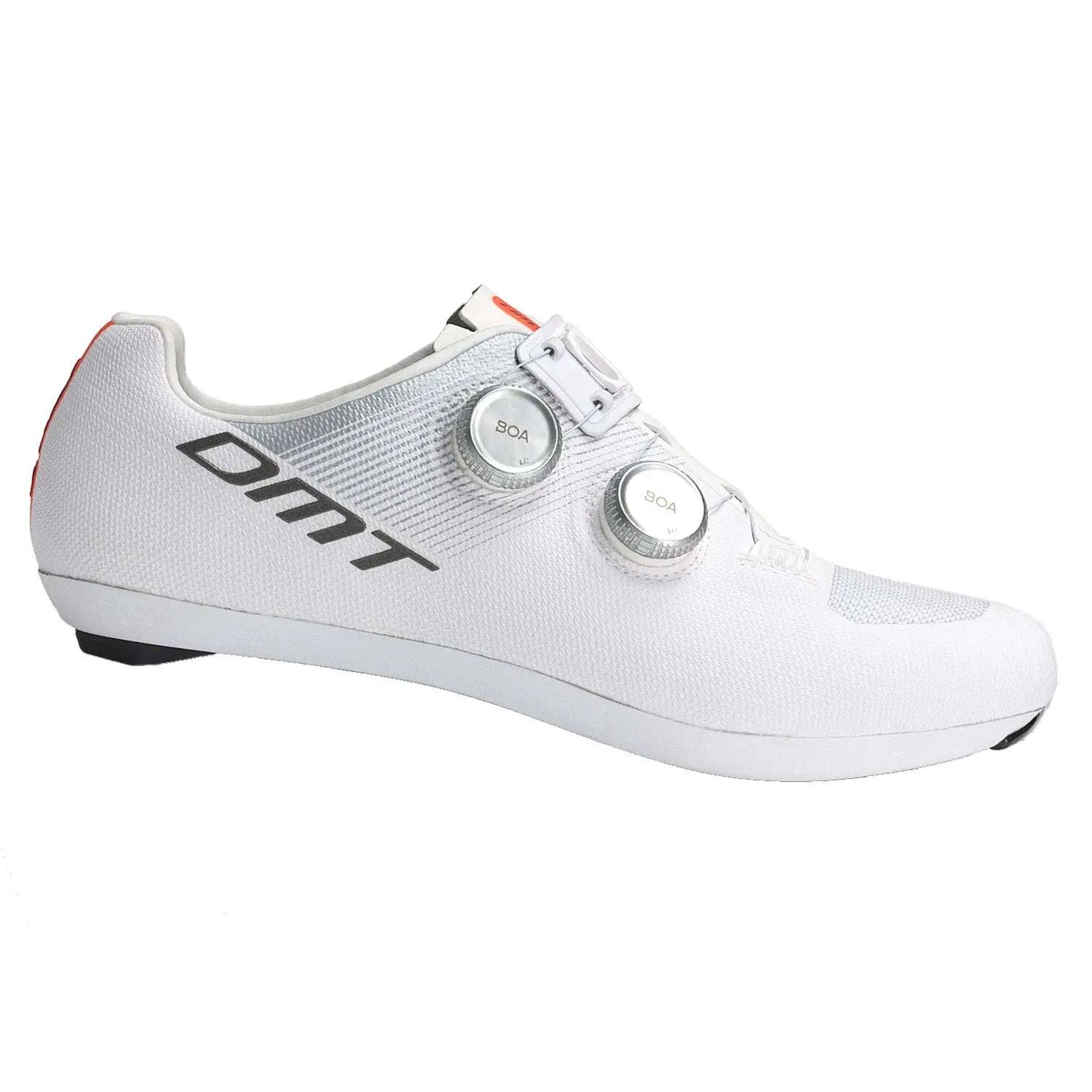 DMT KR0 Evo Road Shoes White / Silver - FREE UK Shipping, FREE 365 Day Returns | Moto Central