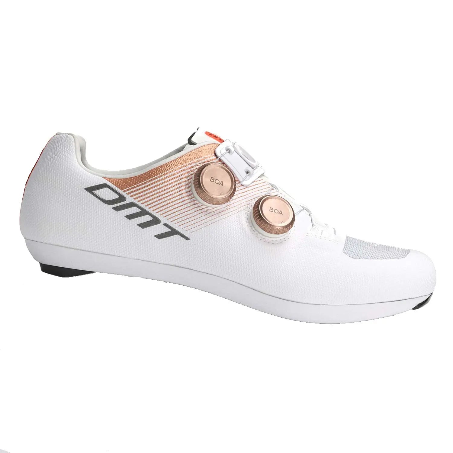 DMT KR0 Evo Road Shoes White / Bronze - FREE UK Shipping, FREE 365 Day Returns | Moto Central