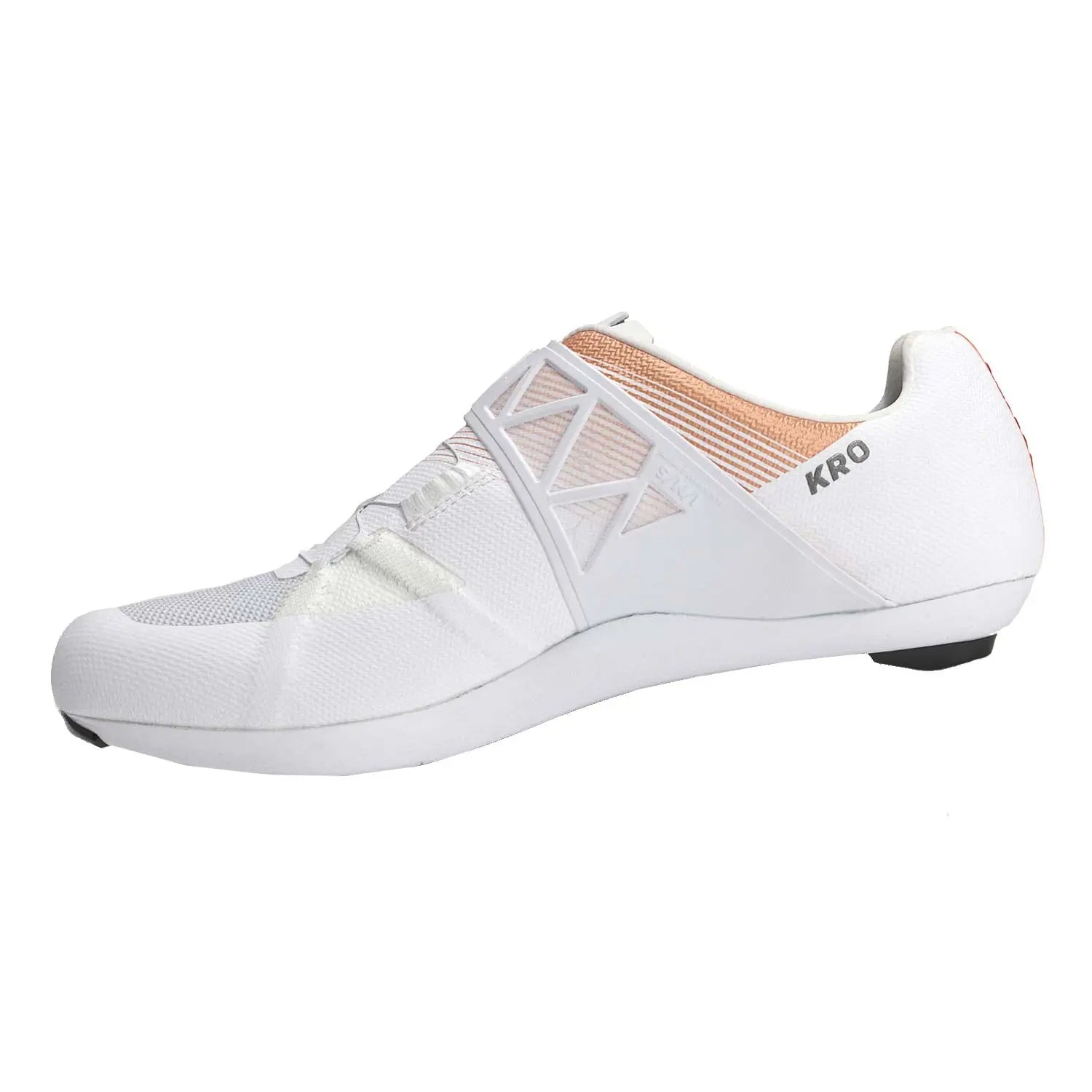 DMT KR0 Evo Road Shoes White / Bronze - FREE UK Shipping, FREE 365 Day Returns | Moto Central