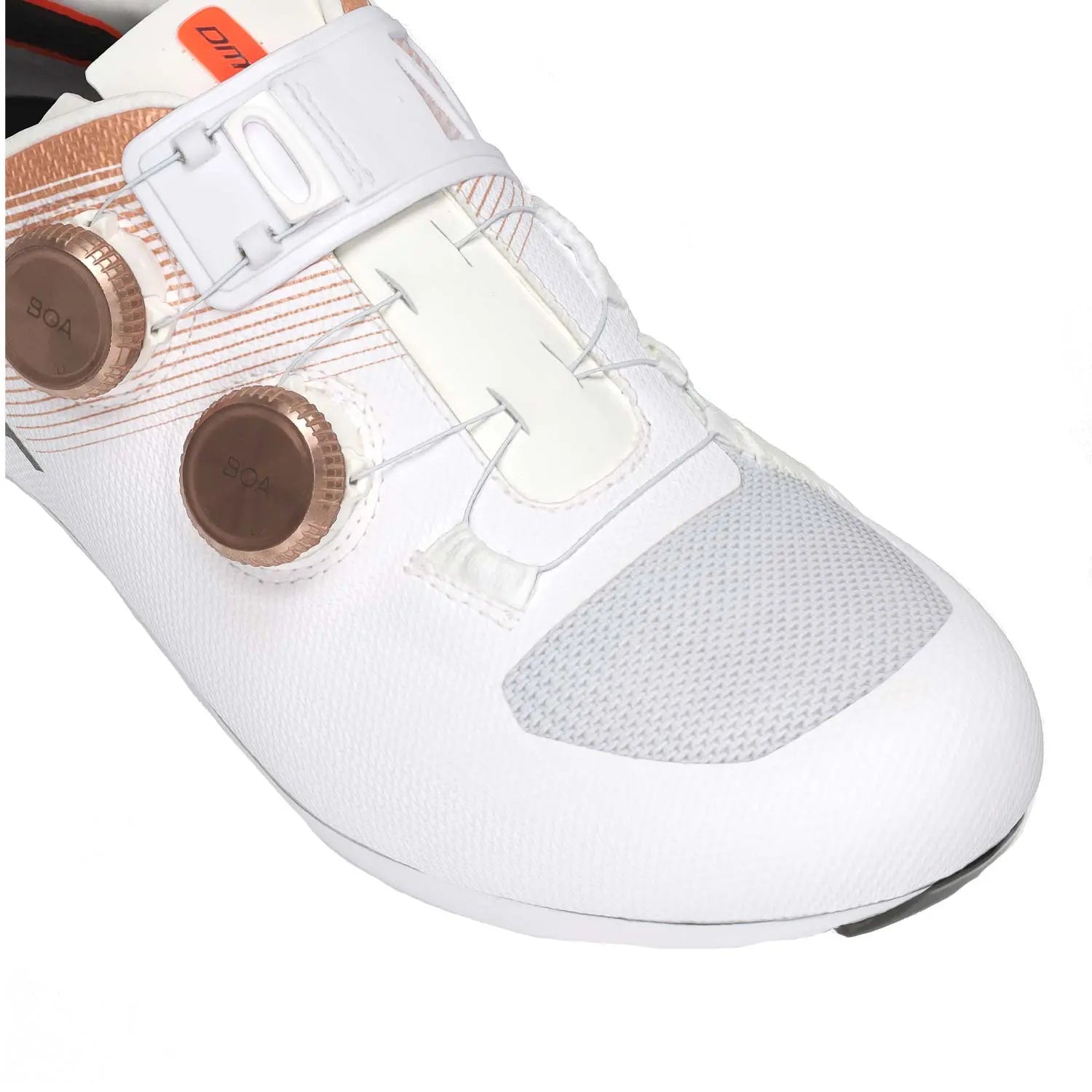 DMT KR0 Evo Road Shoes White / Bronze - FREE UK Shipping, FREE 365 Day Returns | Moto Central