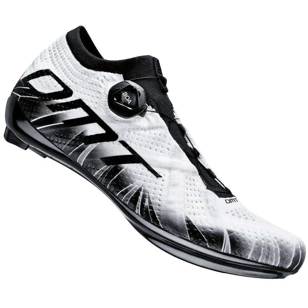 DMT KR1 Road Shoes White / Black - FREE UK Shipping, FREE 365 Day Returns | Moto Central