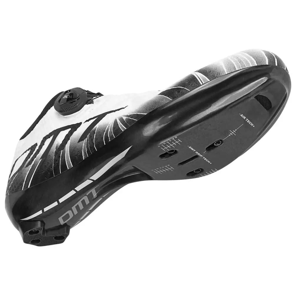 DMT KR1 Road Shoes White / Black - FREE UK Shipping, FREE 365 Day Returns | Moto Central