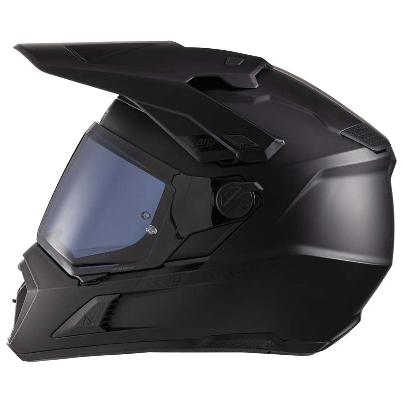 Leatt ADV 7.5 Helmet Kit Black adventure motorcycle helmet, right profile