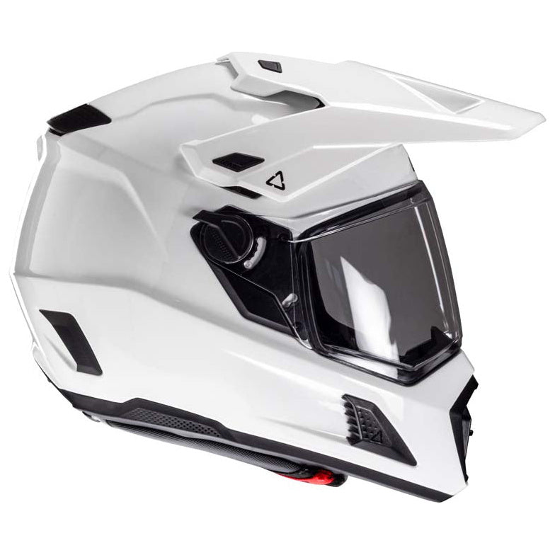 Leatt ADV 8.5 Helmet Kit White adventure motorcycle helmet, right-side view