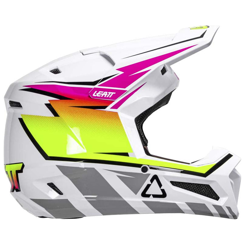 Leatt Moto 2.5 Pink motocross motorcycle helmet, right profile