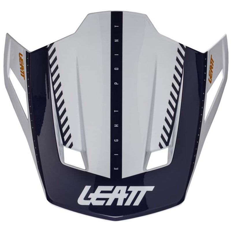 Leatt Moto 8.5 Helmet Kit Orange motocross motorcycle helmet, peak detail