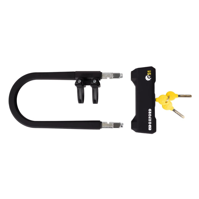 Oxford Grinder S1 U-Lock Black - 14mm x 320mm x 155mm FREE UK Delivery, FREE 365 Day Returns | Moto Central