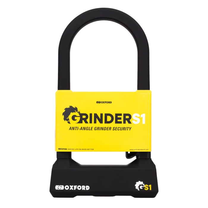 Oxford Grinder S1 U-Lock Black - 14mm x 320mm x 155mm FREE UK Delivery, FREE 365 Day Returns | Moto Central