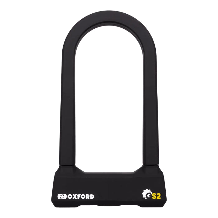 Oxford Grinder S2 U-Lock Black - 16mm x 320mm x 155mm FREE UK Delivery, FREE 365 Day Returns | Moto Central