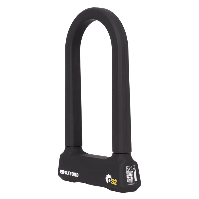Oxford Grinder S2 U-Lock Black - 16mm x 320mm x 155mm FREE UK Delivery, FREE 365 Day Returns | Moto Central