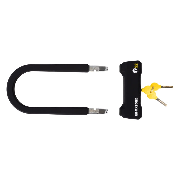 Oxford Grinder S2 U-Lock Black - 16mm x 320mm x 155mm FREE UK Delivery, FREE 365 Day Returns | Moto Central