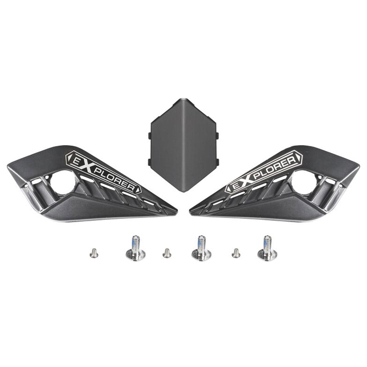 LS2 Peak Screw & Cover Kit Matt Black For Explorer C Helmets