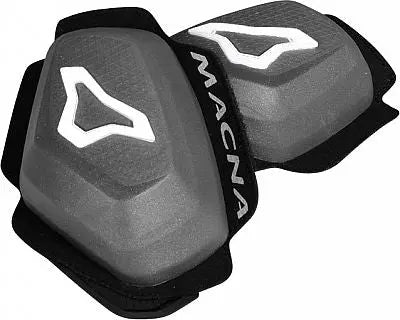 Macna Pro Knee Sliders Grey / White FREE UK Delivery, FREE 365 Day Returns | Moto Central