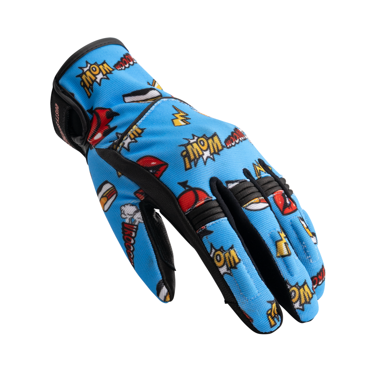Rusty Stitches Bonnie V3 Ladies Leather & Textile Gloves Wow front view