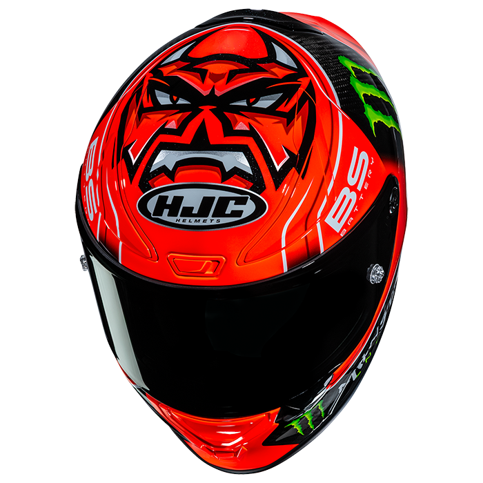 HJC RPHA 1 V2 Carbon Quartararo Replica MC1 Red FREE UK Delivery, FREE 365 Day Returns | Moto Central
