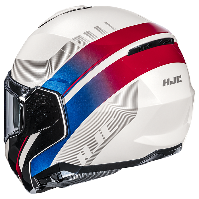 HJC i101 Mira MC21 White / Blue / Red FREE UK Delivery, FREE 365 Day Returns | Moto Central