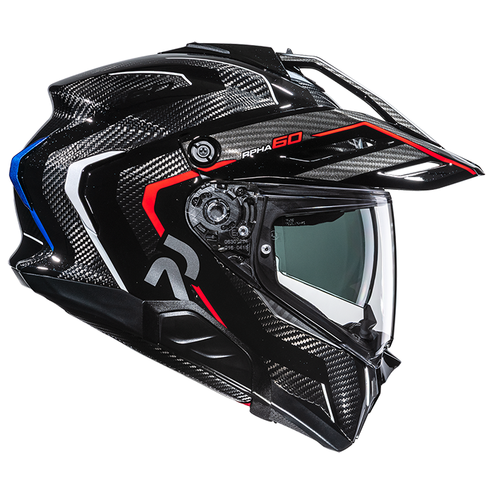 HJC RPHA 60 Carbon Oure MC21 White / Blue / Red FREE UK Delivery, FREE 365 Day Returns | Moto Central