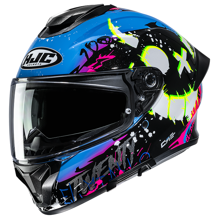 HJC C71 FQ20 MC28 Blue / Purple / White FREE UK Delivery, FREE 365 Day Returns | Moto Central