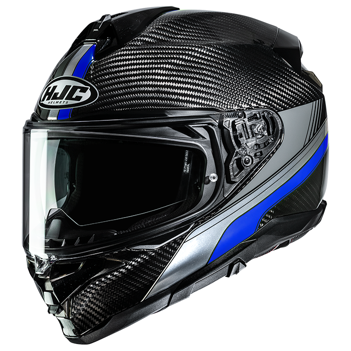 HJC F72 Carbon EOS MC2 Blue FREE UK Delivery, FREE 365 Day Returns | Moto Central