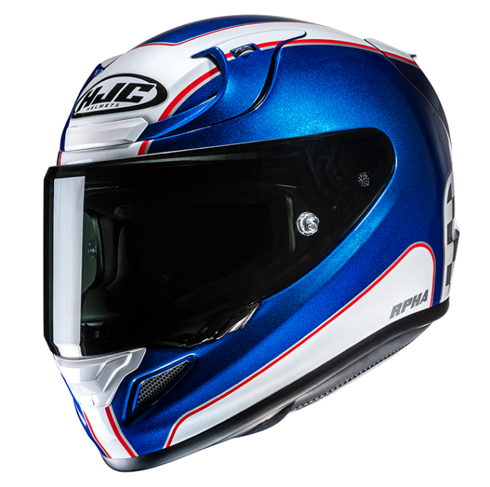 HJC RPHA 12 Respon MC2 Blue / White / Red FREE UK Delivery, FREE 365 Day Returns | Moto Central
