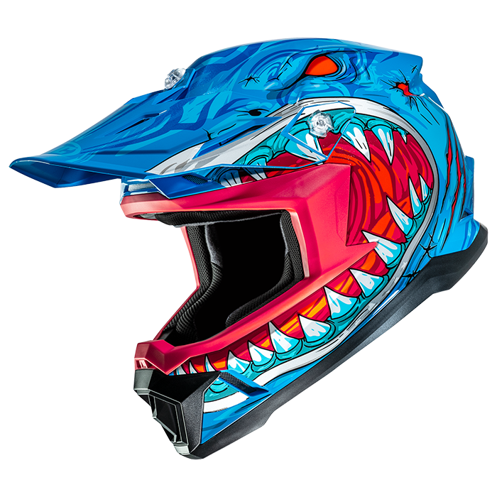 HJC Y50 Kids Megadon MC2 Blue FREE UK Delivery, FREE 365 Day Returns | Moto Central