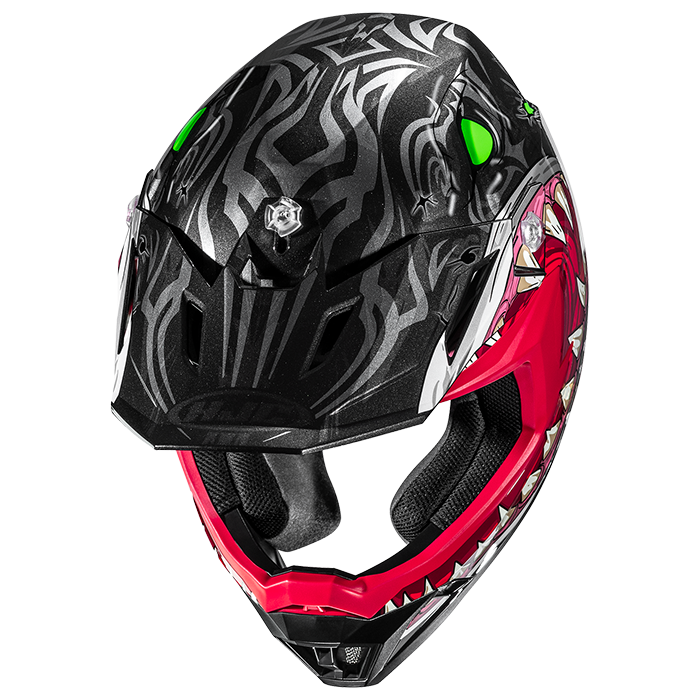 HJC Y50 Kids Megadon MC5 Black FREE UK Delivery, FREE 365 Day Returns | Moto Central
